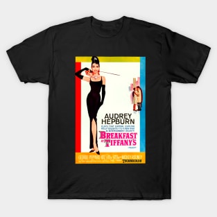 Audrey Hepburn Breakfast at Tiffany's 1961 poster T-Shirt